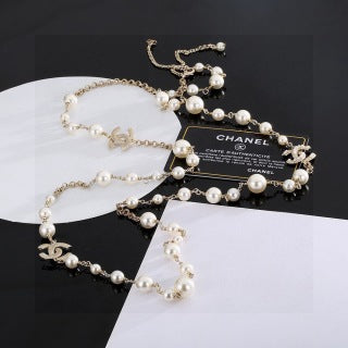 Chanel Timeless Pearl Statement Pendant Necklace