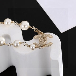 Chanel Timeless Pearl Statement Pendant Necklace