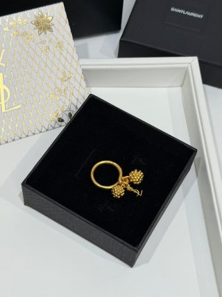 YSL Cassandre Charm Signet Ring