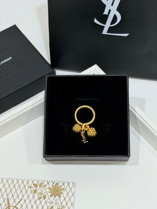YSL Cassandre Charm Signet Ring