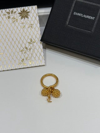 YSL Cassandre Charm Signet Ring