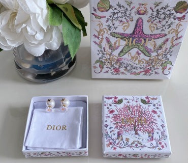 Dior Jardin Pearl Blossom Earrings