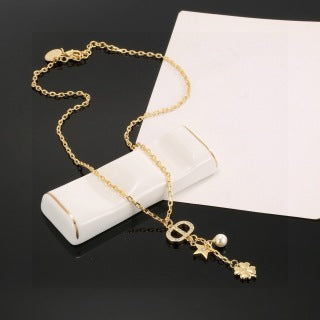 Dior Jardin Charm Pearl Necklace