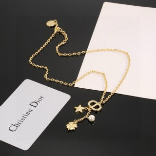 Dior Jardin Charm Pearl Necklace