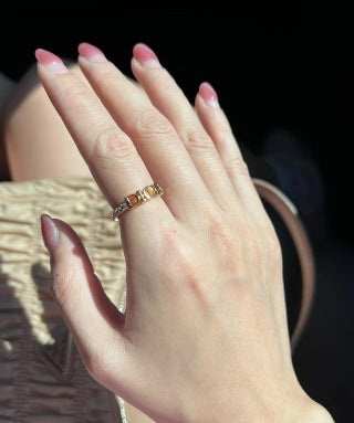 Dior Oblique Open Logo Ring