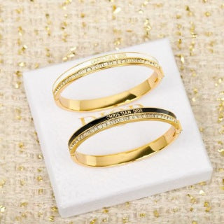 Dior Crystal Line Signature Bangle