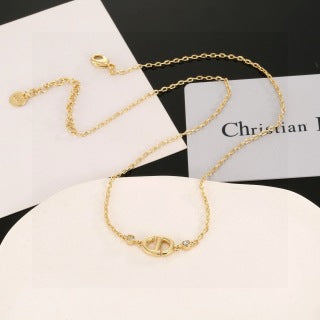 Dior Celestial Chain Logo Necklace