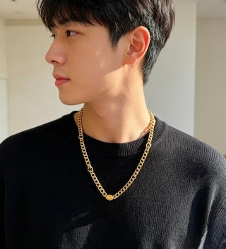 Gucci GG Oval Link Gold Chain Necklace