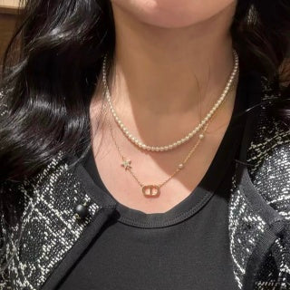 Dior Étoile Pearl Layered Necklace