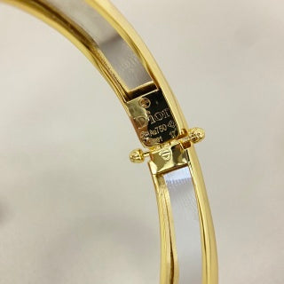 Dior Rose Dior Couture Openwork Bangle Bracelet