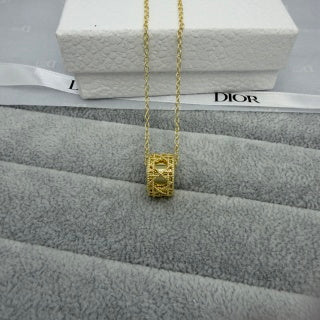 Dior La Rose Dior Medallion Pendant Necklace