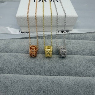 Dior La Rose Dior Medallion Pendant Necklace