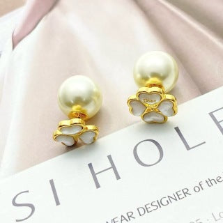 Dior Rose Dior Pearl Bloom Stud Earrings