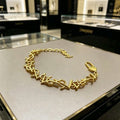 YSL Cassandre Interwoven Chain Bracelet