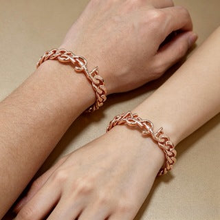 YSL Cassandre Luxe Pavé Chain Bracelet