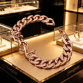 YSL Cassandre Luxe Pavé Chain Bracelet