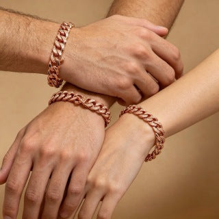 YSL Cassandre Luxe Pavé Chain Bracelet