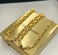 YSL Cassandre Golden Link Chain Necklace