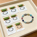 Gucci GG Multicolor Gemstone Bead Silver Accent Bracelet