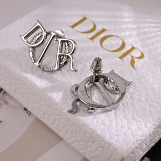 Dior CD Signature Logo Stud Earrings