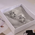 Dior CD Signature Logo Stud Earrings