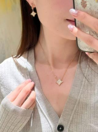 Louis Vuitton Pearl Bloom Medallion Layered Necklace