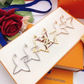 Louis Vuitton Star Blossom Outline Stud Earrings