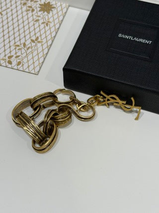 YSL Cassandre Charm Multi-Link Bracelet
