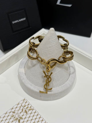 YSL Cassandre Charm Multi-Link Bracelet