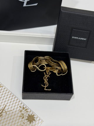 YSL Cassandre Charm Multi-Link Bracelet