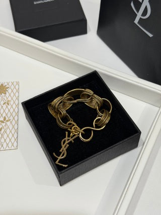 YSL Cassandre Charm Multi-Link Bracelet