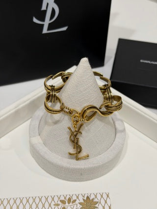 YSL Cassandre Charm Multi-Link Bracelet