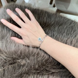 Louis Vuitton Engraved Link Medallion Bracelet
