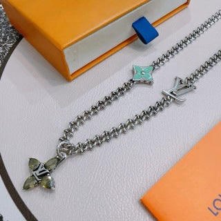 Louis Vuitton Garden Bloom Double Chain Charm Bracelet