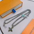 Louis Vuitton Garden Bloom Double Chain Charm Bracelet