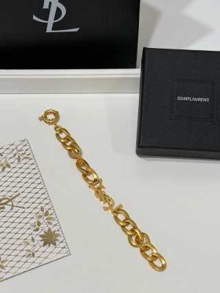 YSL Cassandre Chain Link Bracelet