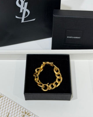 YSL Cassandre Chain Link Bracelet
