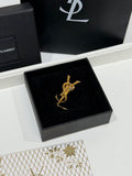 YSL Cassandre Signature Charm Clip Earring