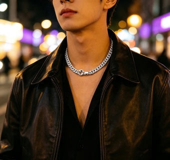 Gucci GG Cuban Link Silver Chain Necklace