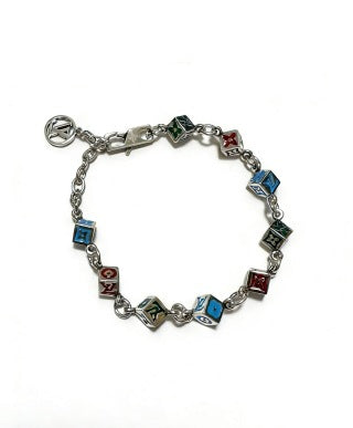 Louis Vuitton Color Bloom Diamond Link Bracelet