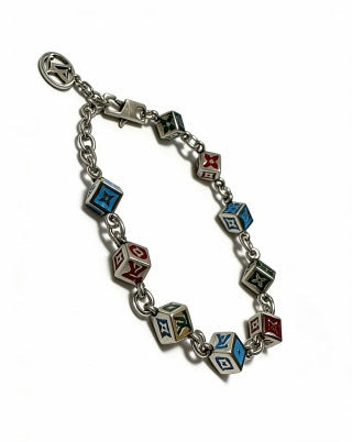 Louis Vuitton Color Bloom Diamond Link Bracelet