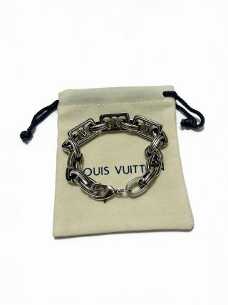 Louis Vuitton Interlock Chain Cuff Bracelet
