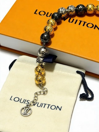 Louis Vuitton Midnight Pearl Bead Charm Bracelet