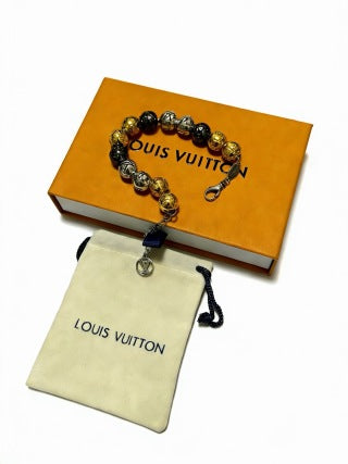 Louis Vuitton Midnight Pearl Bead Charm Bracelet