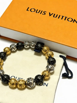 Louis Vuitton Midnight Pearl Bead Charm Bracelet