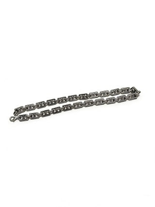 Louis Vuitton Geometric Monogram Link Chain Necklace