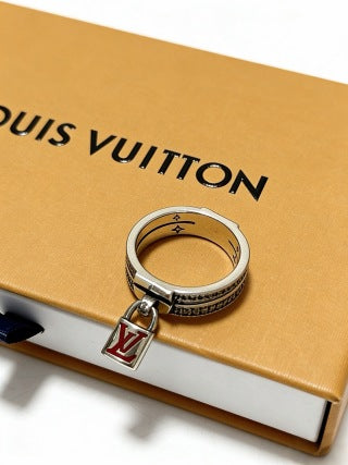 Louis Vuitton Monogram Charm Stack Band Ring