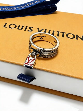 Louis Vuitton Monogram Charm Stack Band Ring
