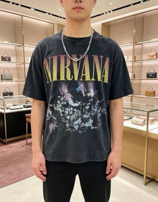 Gucci GG Engraved Oval Link Chain Necklace