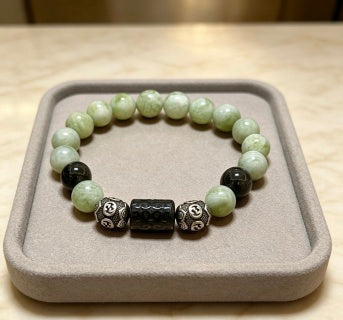 Gucci GG Green Stone Bead Bracelet